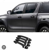Buy Toyota Hilux Revo Rocco Door Handle Covers Black 2016-2022